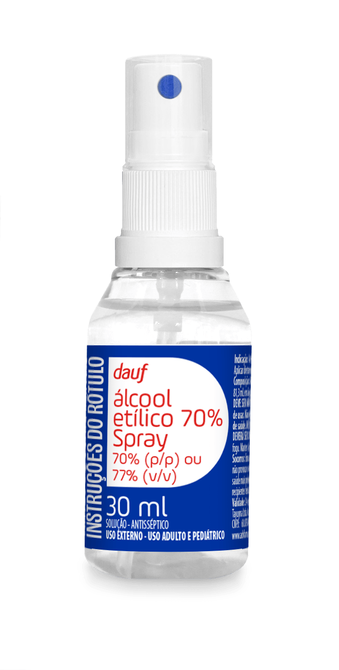Antisséptico Dauf Alcool 70% Spray 30ml